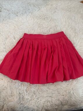 lululemon athletica Hi-rise Tennis Bright Pink Circle Skirt
